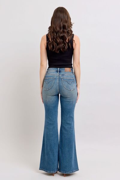 Judy Blue MR Tummy Control Vintage Wash Jeans - Drazelle Store