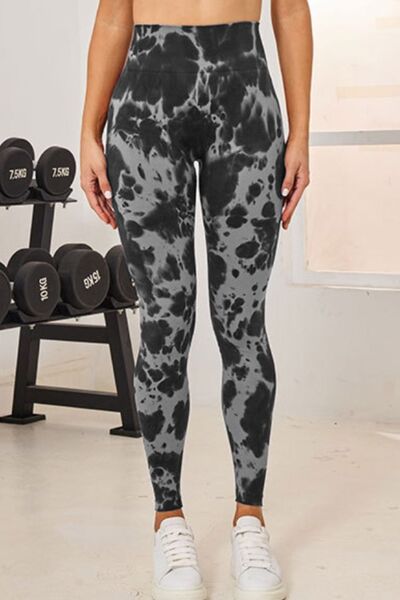 Tie-Dye High Waist Active Leggings - Drazelle Store