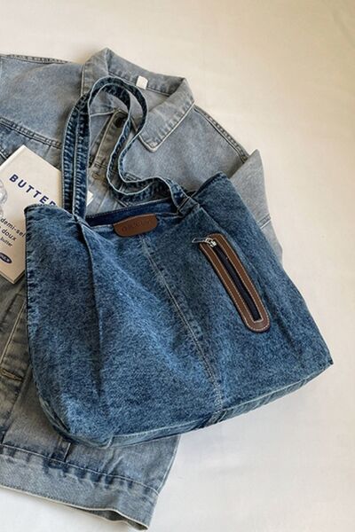 Denim Tote Bag - Drazelle Store