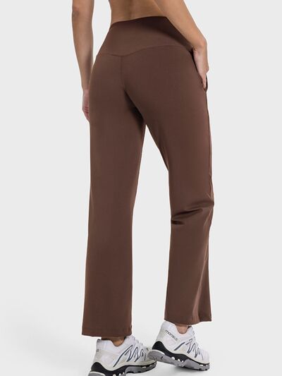 Millennia Pocketed High Waist Active Pants - Drazelle Store