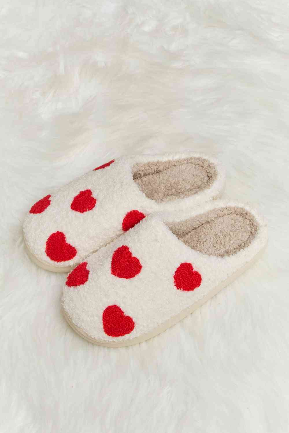 Melody Printed Plush Slide Slippers - Drazelle Store