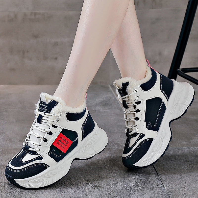 Winter Thermal Fleece-lined Sneakers - Drazelle Store