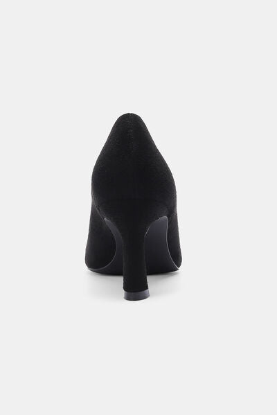 Beast Fashion Faux Suede Point Toe Pumps - Drazelle Store