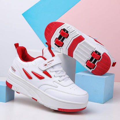 New Four-wheel Ultra-light Roller-skate Sneakers - Drazelle Store