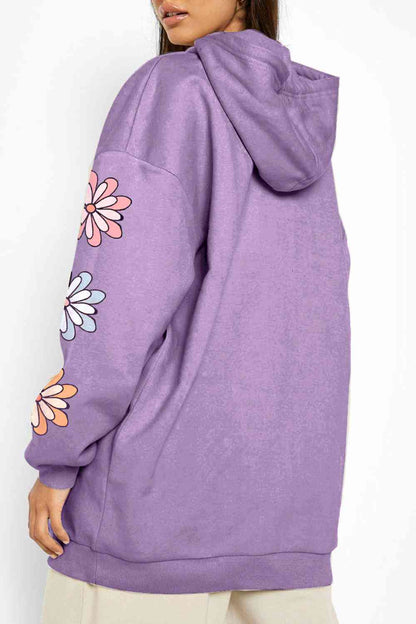 Simply Love Full Size MAMA Graphic Dropped Shoulder Hoodie - Drazelle Store