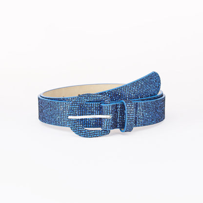 Sequin PU Leather Belt - Drazelle Store