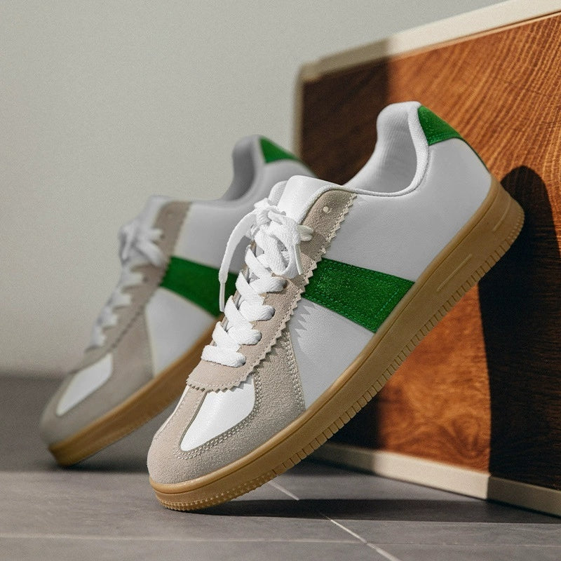 Flat White Shoes Casual Sneakers - Drazelle Store