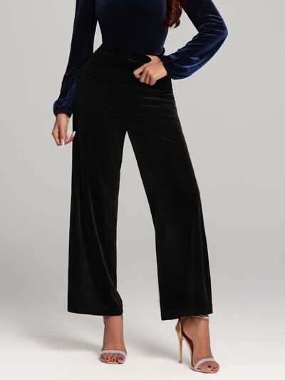 High Waist Wide Leg Pants - Drazelle Store