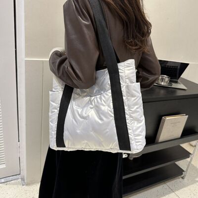 Polyester Tote Bag with Zipper - Drazelle Store