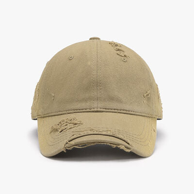 Distressed Adjustable Cotton Hat - Drazelle Store