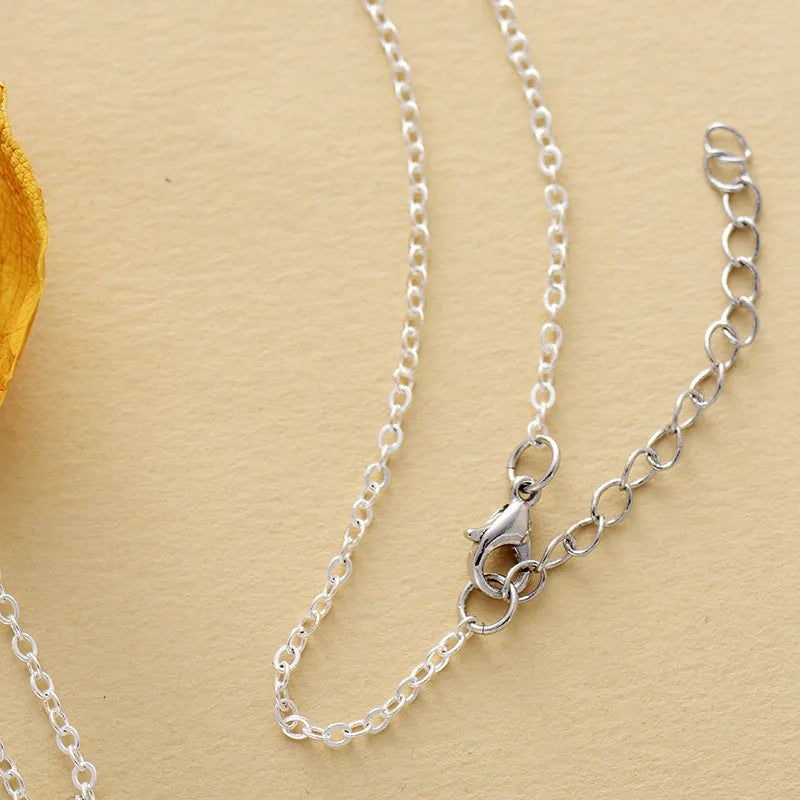 Turquoise Chain Pendant Necklace - Drazelle Store