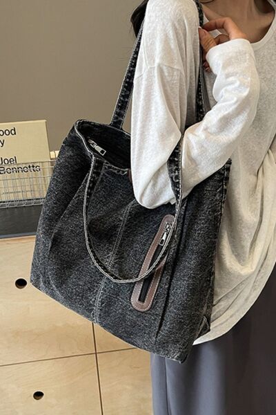 Denim Tote Bag - Drazelle Store