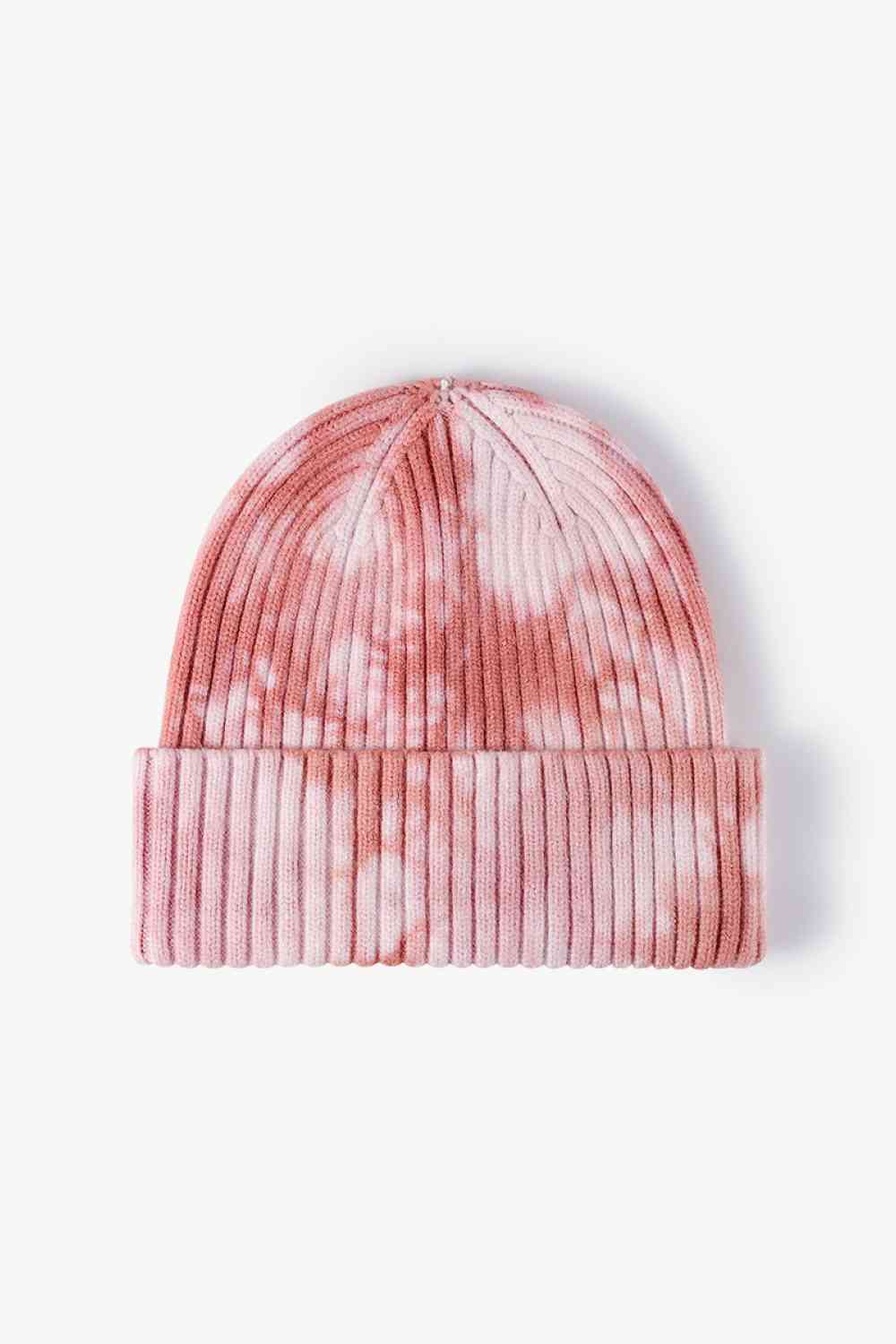 Tie-Dye Ribbed Cuffed Beanie - Drazelle Store