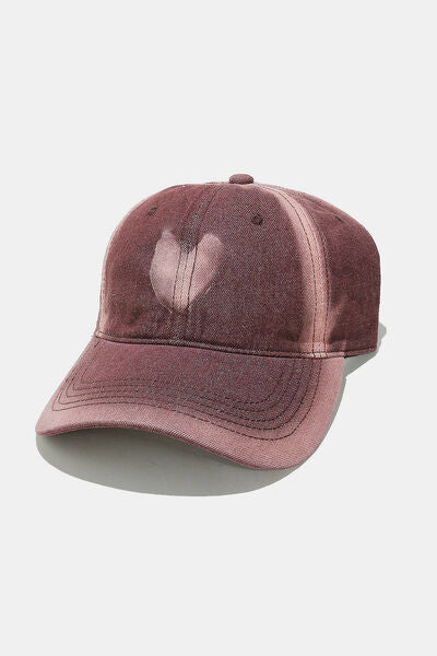 Heart Cotton Baseball Cap - Drazelle Store