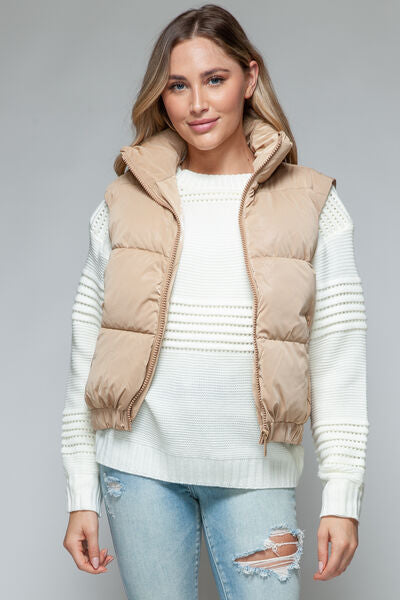 Snobbish Fine Fur Lining Quilted Vest - Drazelle Store