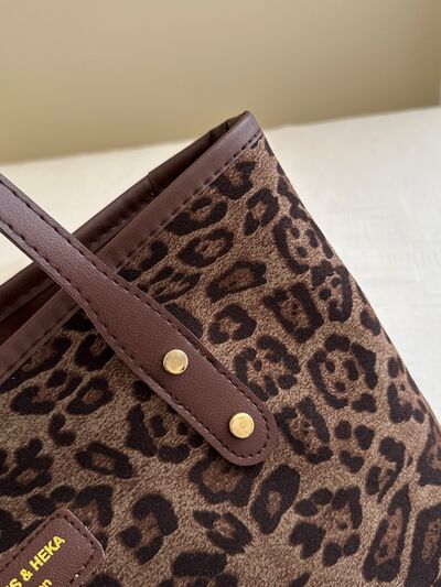 Leopard Polyester Tote Bag - Drazelle Store