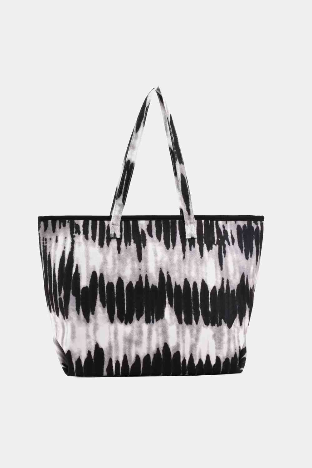 Pattern Ink Gradient Color Shoulder Carrying Tote Bag - Drazelle Store