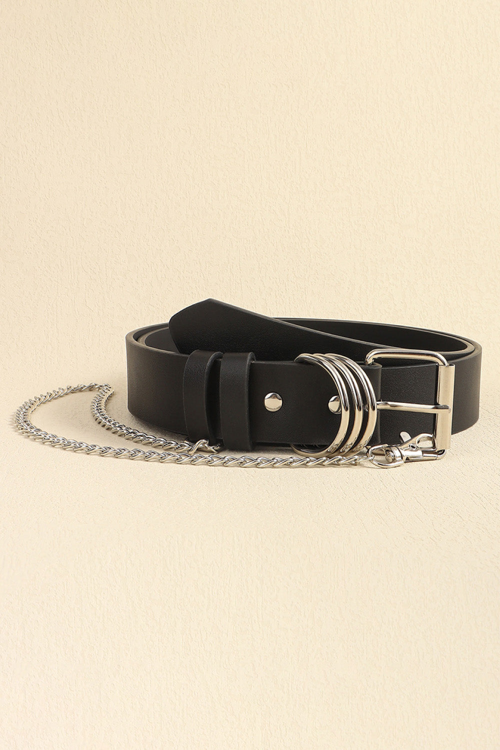 PU Leather Alloy Chain Belt - Drazelle Store