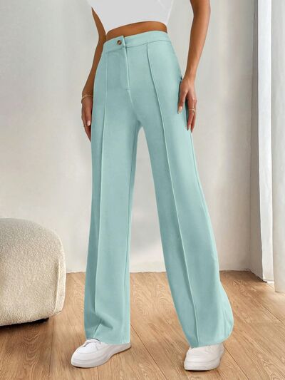 High Waist Wide Leg Pants - Drazelle Store