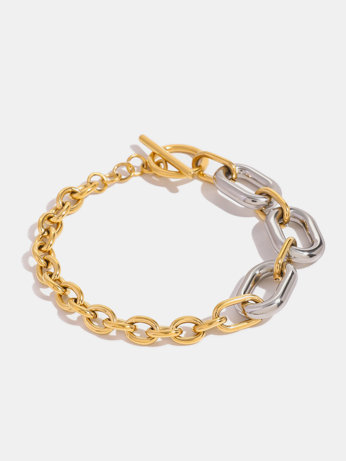 Gold-Plated Stainless Steel Chain Bracelet - Drazelle Store