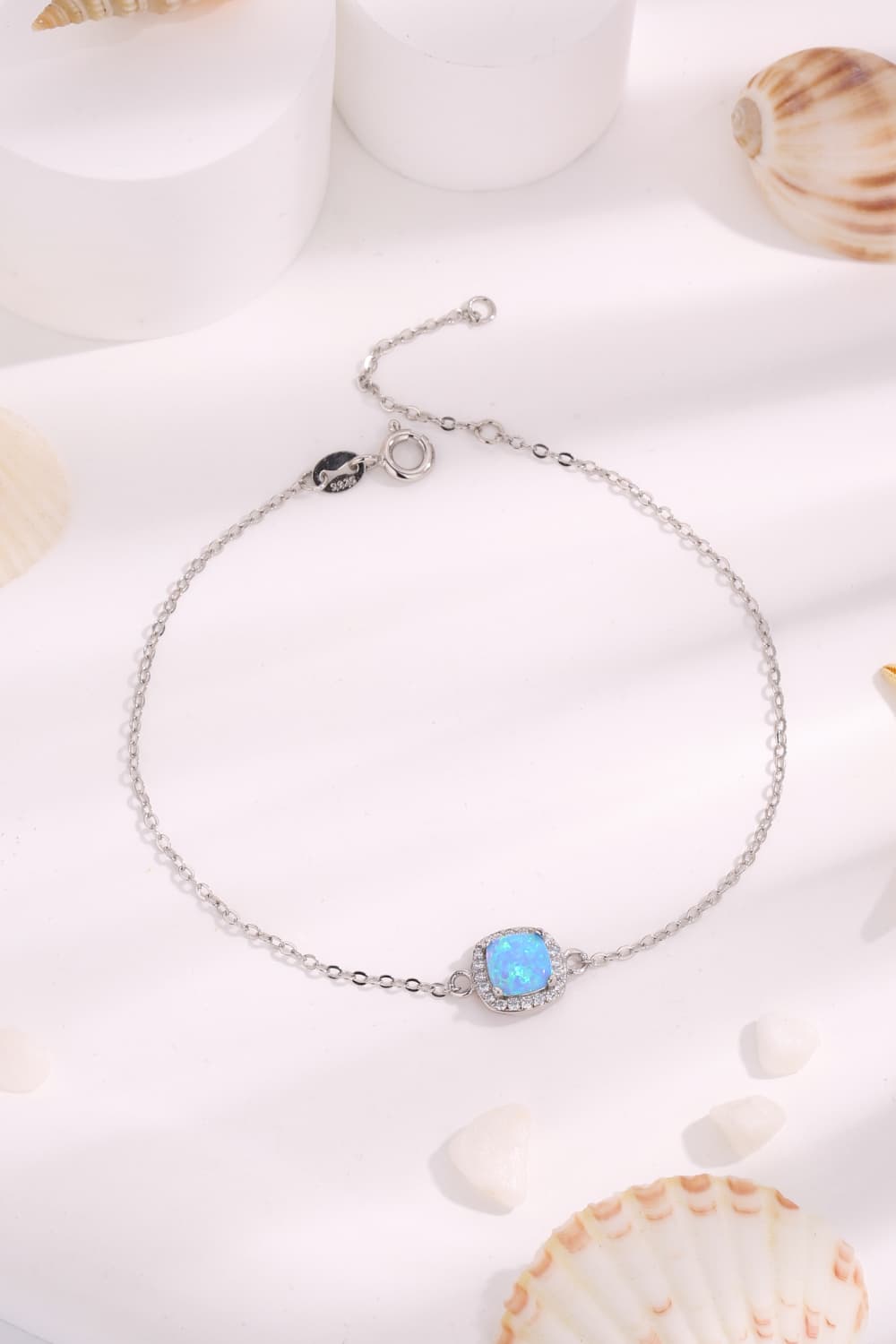 Opal Platinum-Plated Bracelet - Drazelle Store