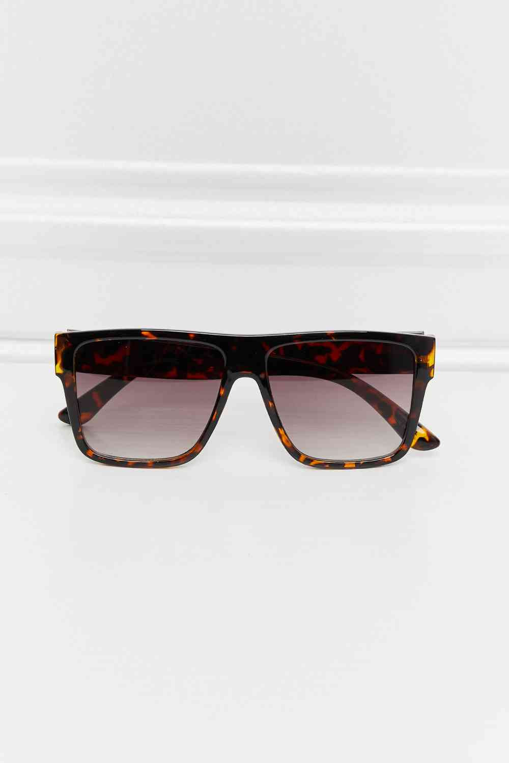 Tortoiseshell Square Full Rim Sunglasses - Drazelle Store