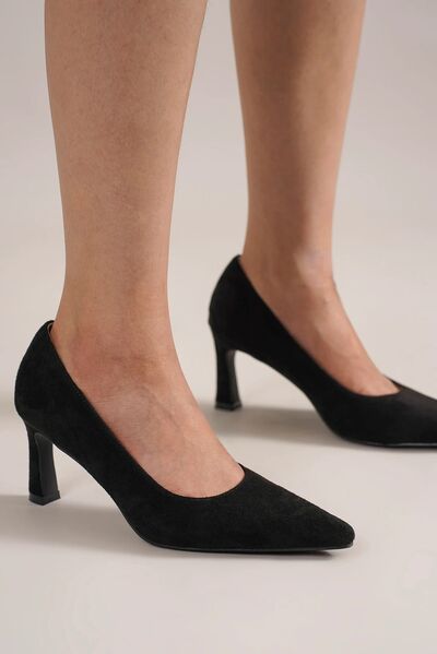 Beast Fashion Faux Suede Point Toe Pumps - Drazelle Store