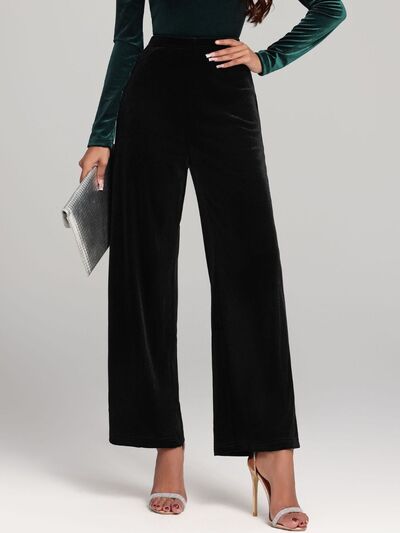 High Waist Wide Leg Pants - Drazelle Store