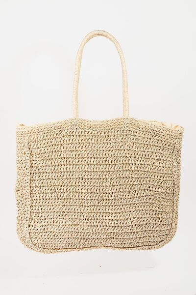 Fame Flower Braided Tote Bag - Drazelle Store