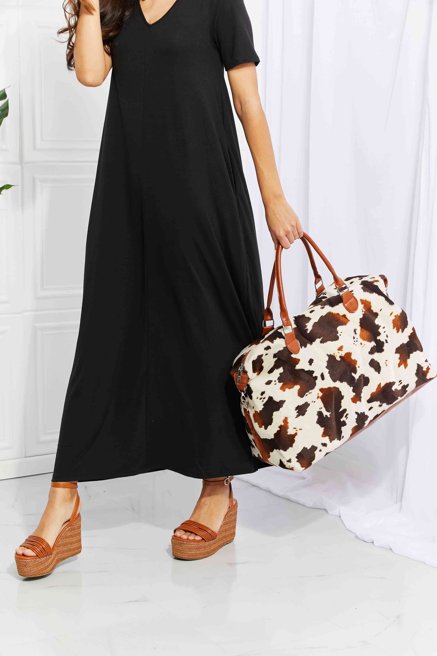 Animal Print Plush Weekender Bag - Drazelle Store