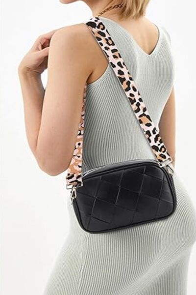 Zenana Cassette Woven Crossbody Bag - Drazelle Store