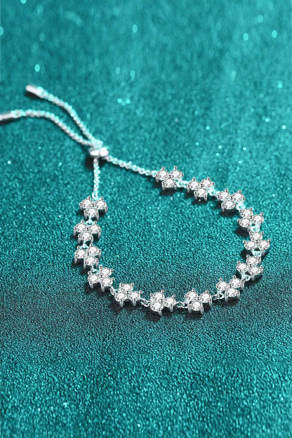 Adjustable Moissanite Bracelet - Drazelle Store