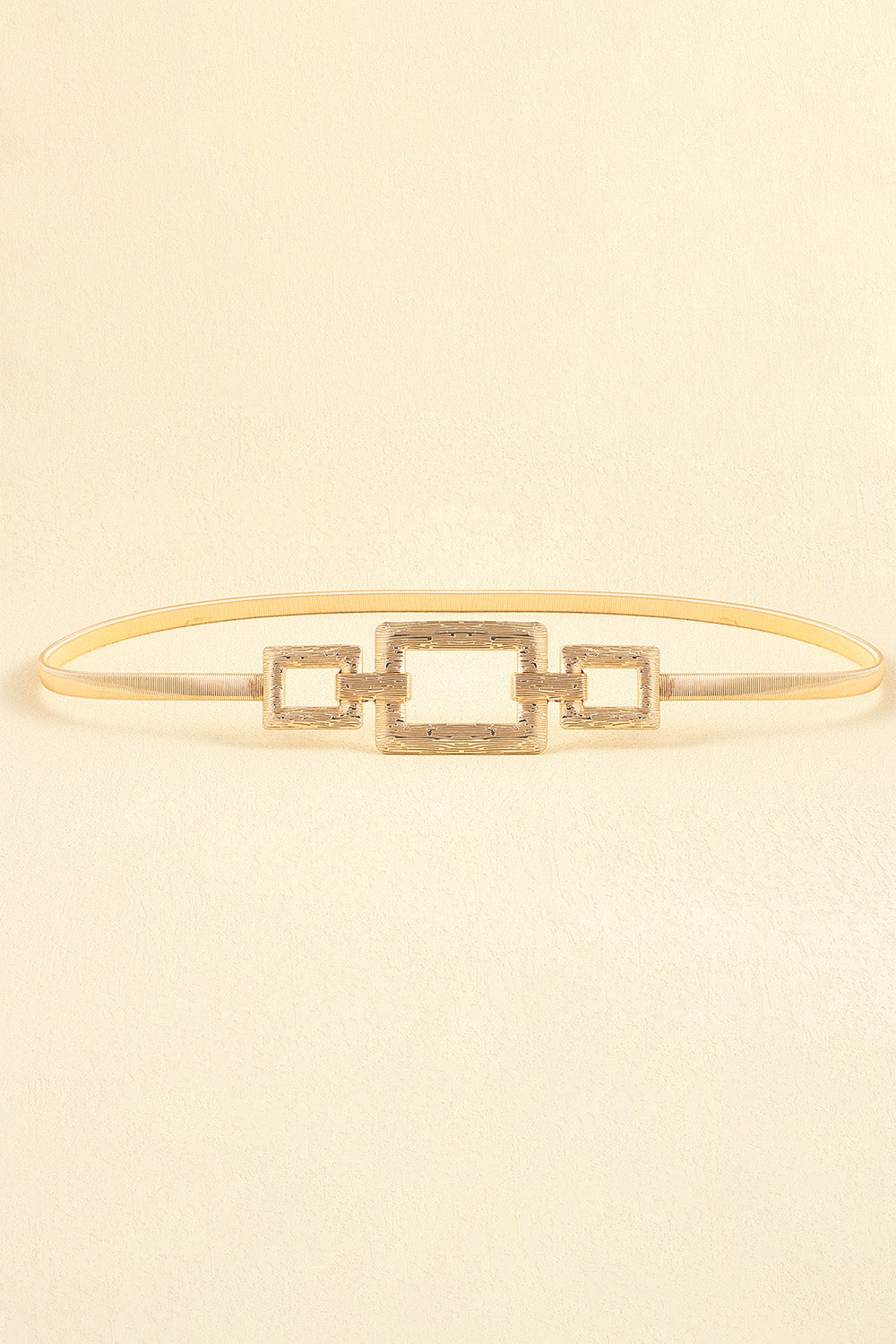 Square Shape Zinc Alloy Buckle Iron Belt - Drazelle Store