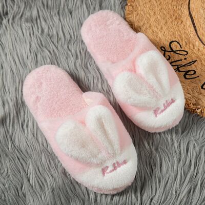 Rabbit Ears Round Toe Slippers - Drazelle Store