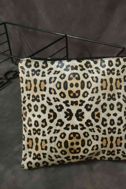 Leopard PU Leather Clutch - Drazelle Store