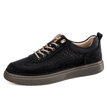 Thin Perforated Sports Sneakers - Drazelle Store