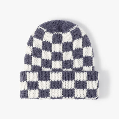 Thermal Checkered Hat - Drazelle Store