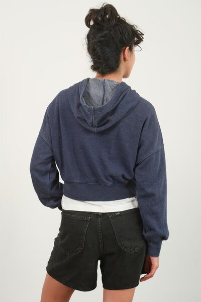 HYFVE Drop Shoulder Cropped Hoodie - Drazelle Store