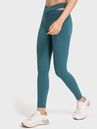 Millennia Crisscross Cutout Sports Leggings - Drazelle Store