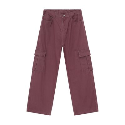 Hight Rise Wide Leg Cargo Pants - Drazelle Store