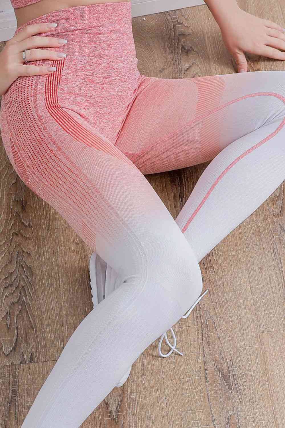 Gradient High Waist Sports Leggings - Drazelle Store