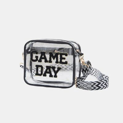 Zenana GAME DAY Stadium Approved Transparent Crossbody Bag - Drazelle Store