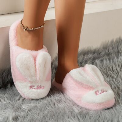 Rabbit Ears Round Toe Slippers - Drazelle Store