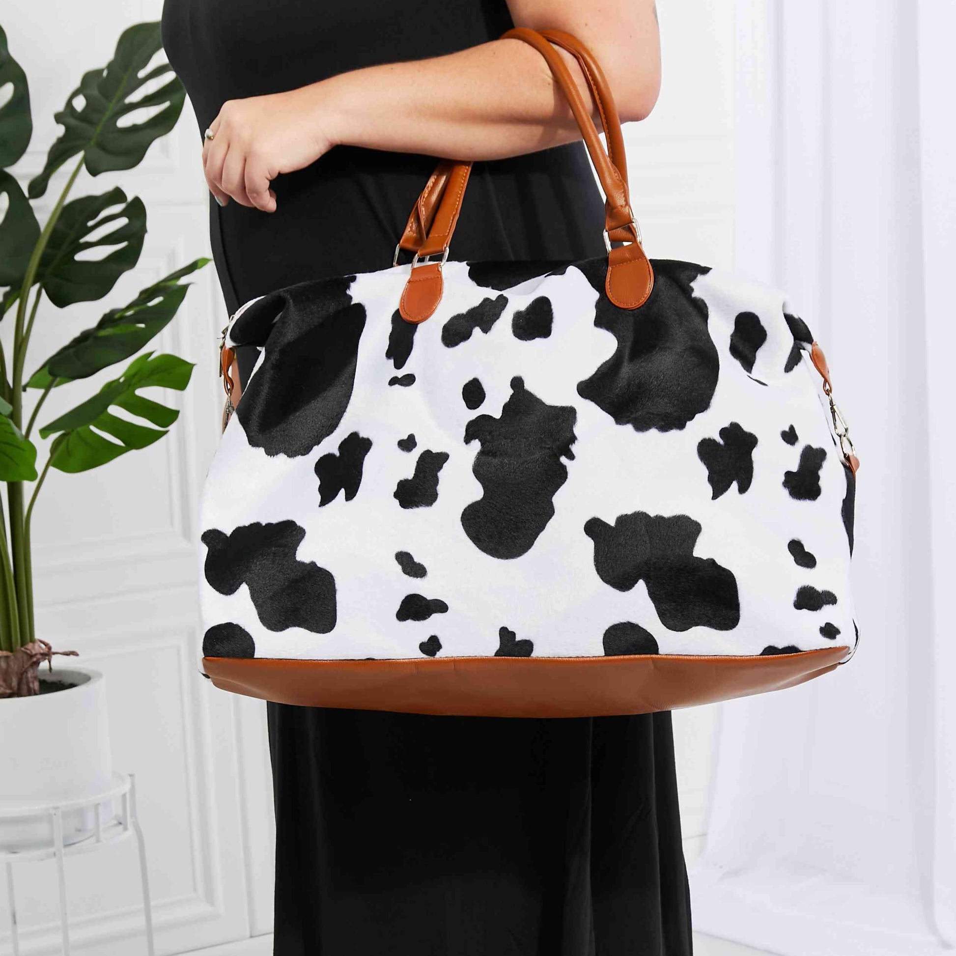 Animal Print Plush Weekender Bag - Drazelle Store