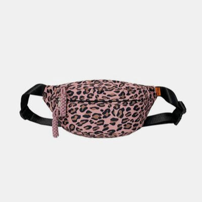 Leopard Nylon Crossbody Bag - Drazelle Store