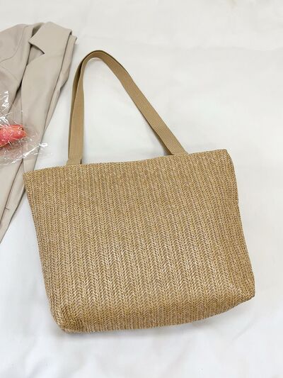 Straw Woven Tote Bag - Drazelle Store