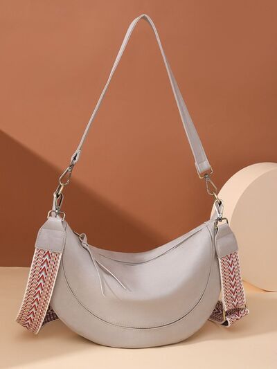 PU Leather Removable Strap Crossbody Bag - Drazelle Store