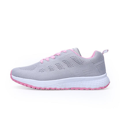 Black White Sneakers Women Lace Up - Drazelle Store