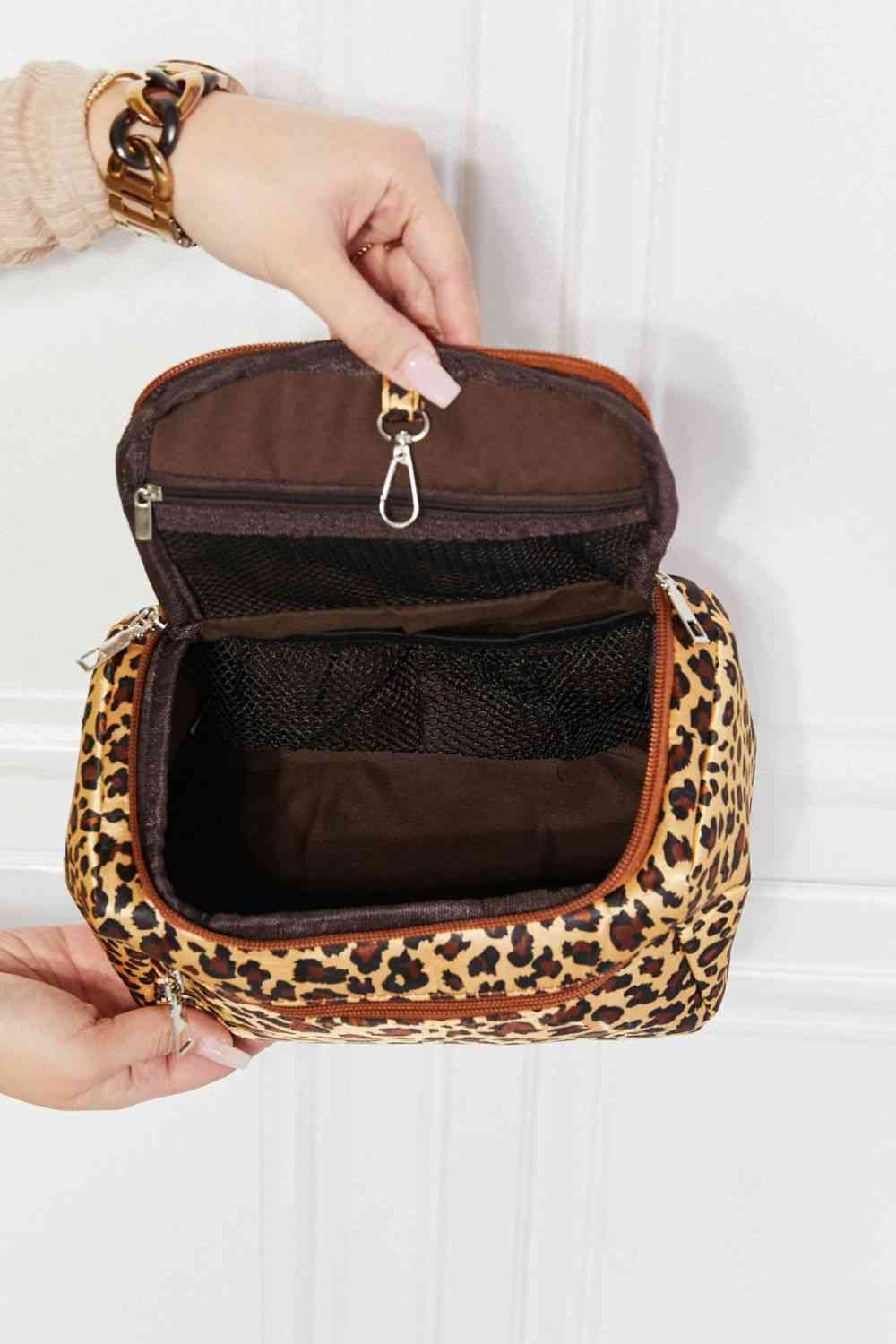 Printed Makeup Bag with Strap - Drazelle Store