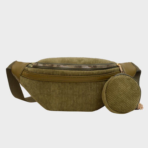 Small Corduroy Sling Bag - Drazelle Store